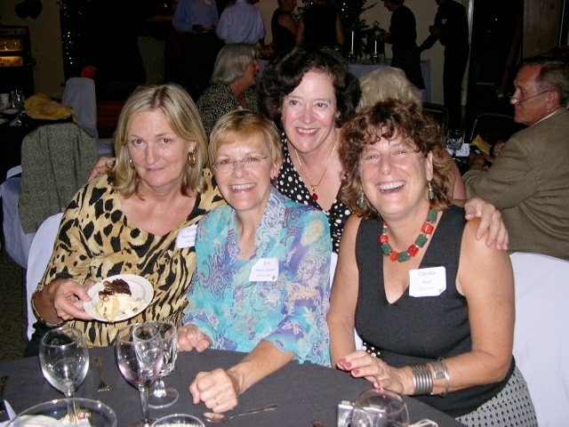 Lynn Moran, Ann Stegner, Betsy Lambert, and Claudia Reese at the Newark Country Club Dinner and Dance! (Uploaded by Ann Stegner Gladwin)